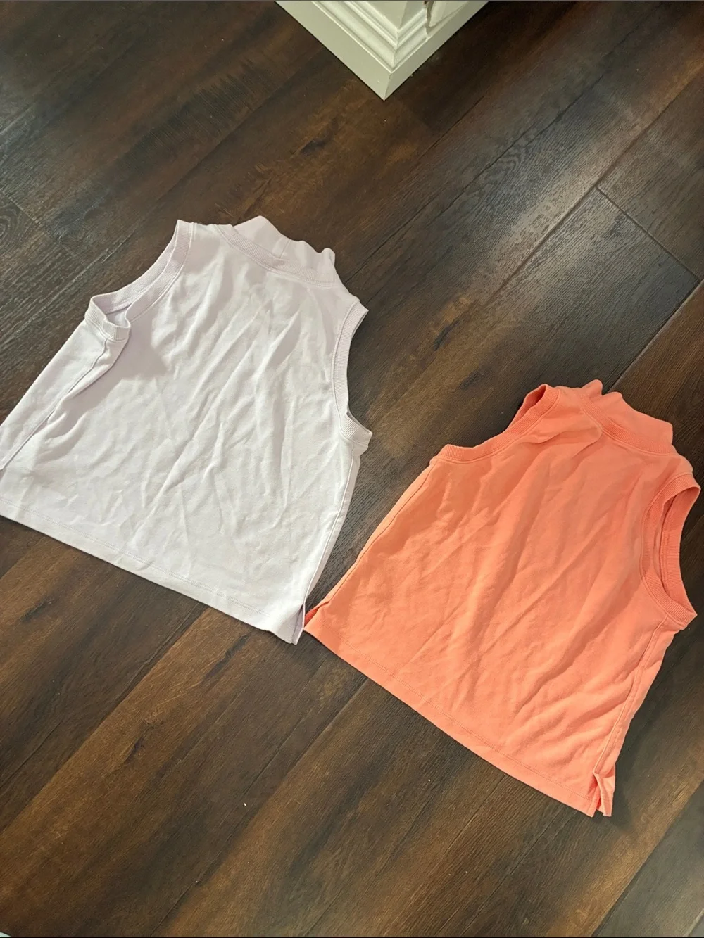 3 OLD NAVY ACTIVE Girls Sleeveless Tank Top Black Purple Lavender Coral Set